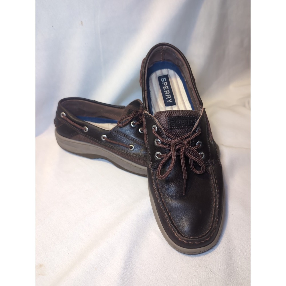 Sperry Top-Sider STS25598 Boat Shoes Men's Sz 12 Brown 3-Eye Leather Casual